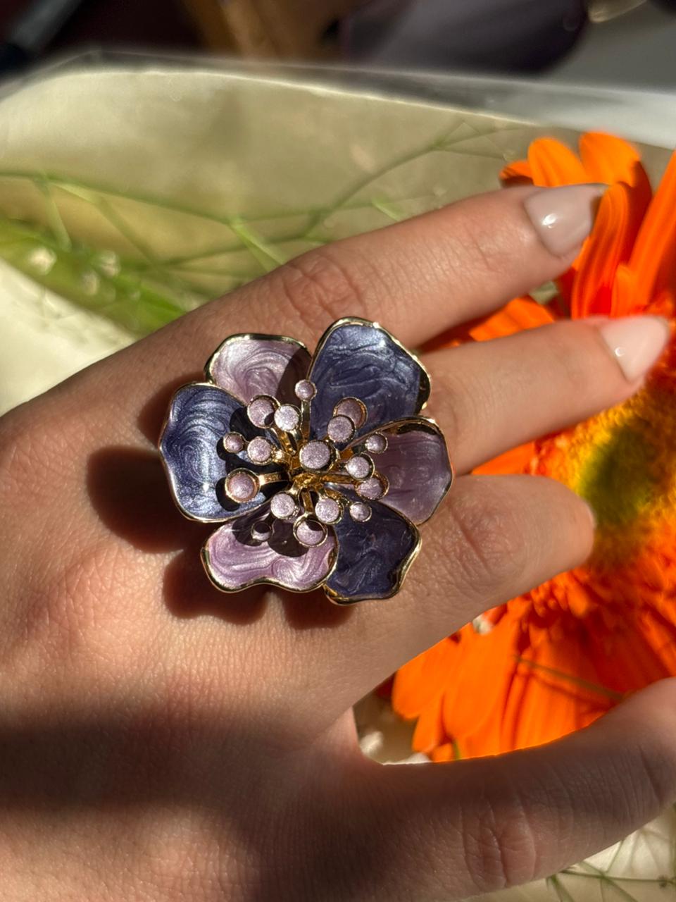 Lavender Bloom Ring