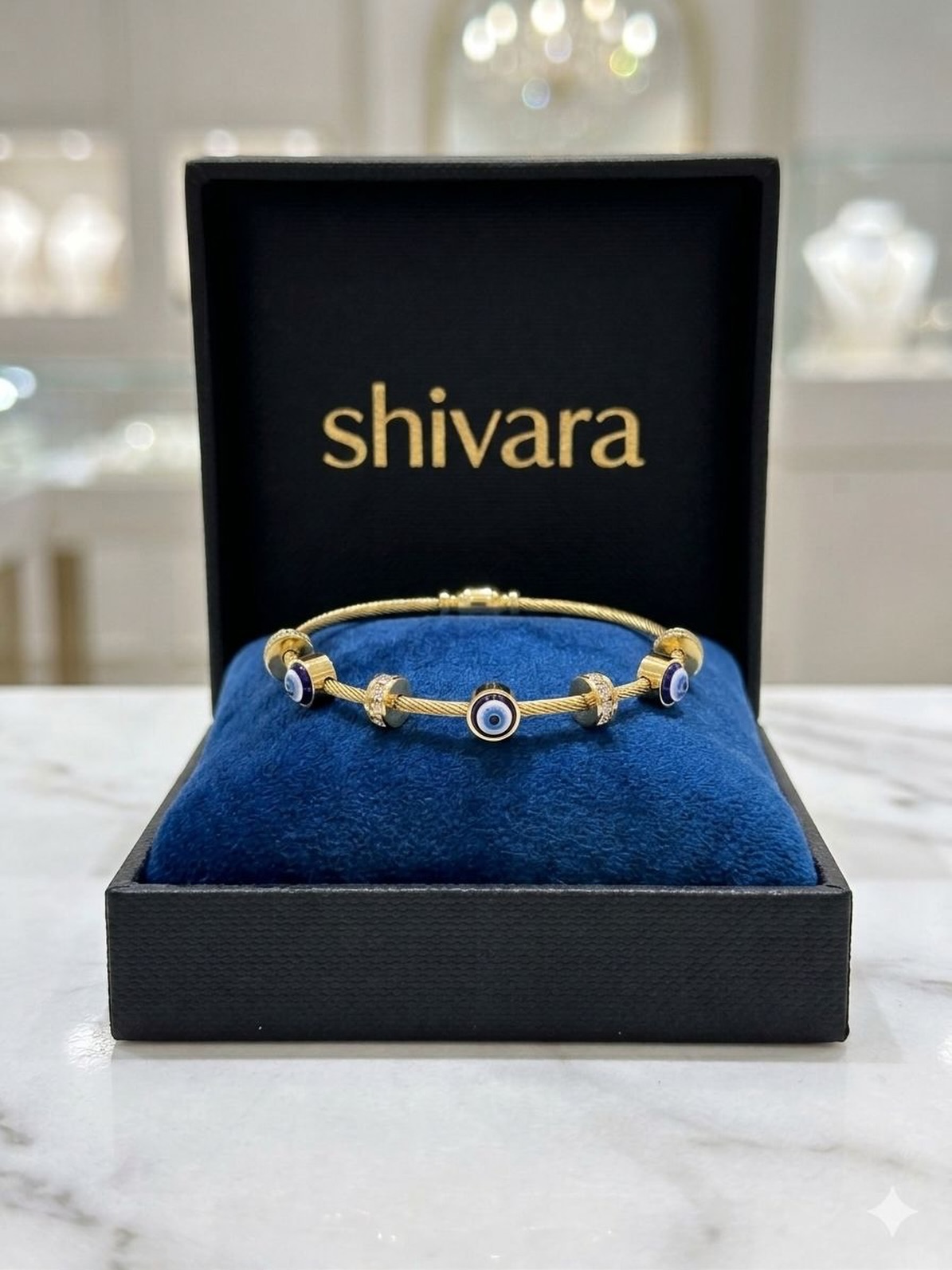 Boxed Evil Eye Bracelet